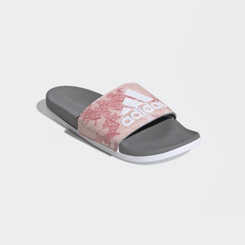 ISO Pink and Gray Adilette Cloud Foam Slides